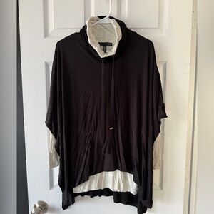 Saks Fifth Avenue Double Layer Poncho